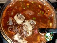 Чечевичный томатный суп с грибными рулетиками ингредиенты