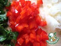 Турецкие котлеты Кефте с овощным гарниром ингредиенты