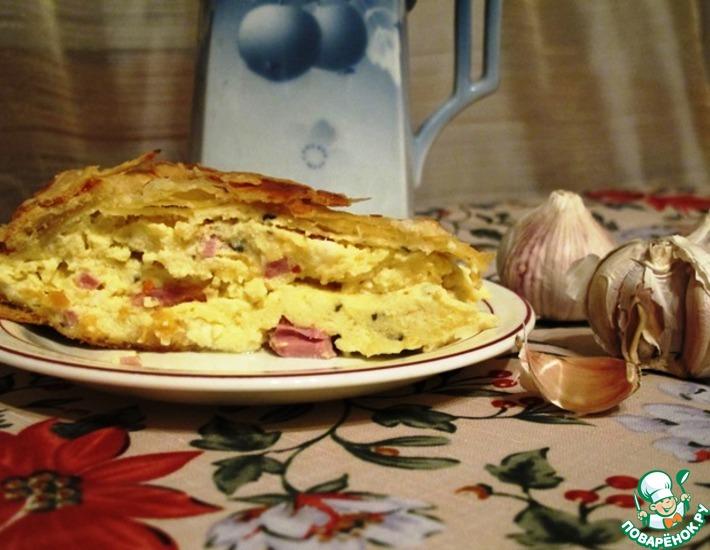 Рецепт: Крестьянский яичный пирог