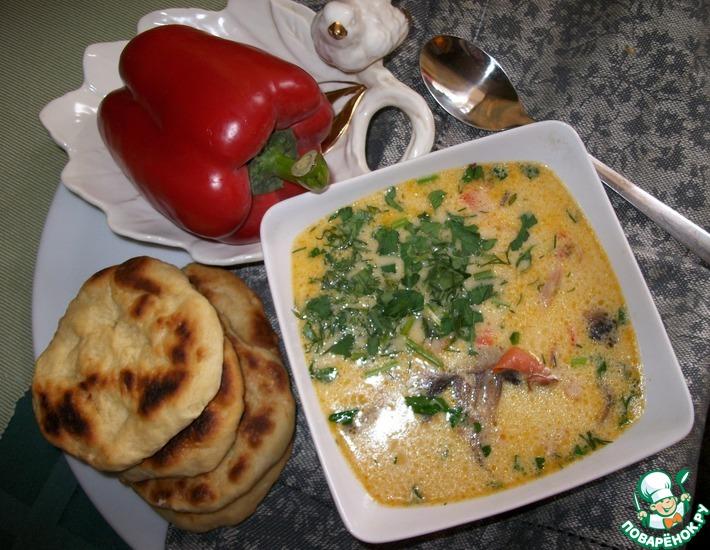Рецепт: Итальянский сливочный суп