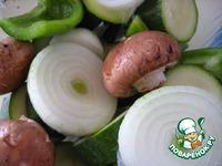 Вегетарианский шашлык или овощи для гриля ингредиенты