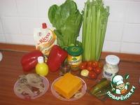 Нежный салат из телятины с красным пецем ингредиенты