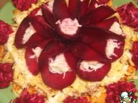 Салат Заснеженные цветы ингредиенты