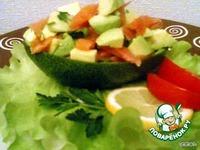 Салат из авокадо и форели ингредиенты