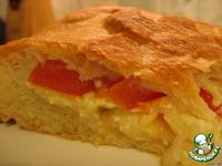 Закрытый пирог с сыром и помидорами ингредиенты