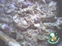 Ароматная куриная печень с грибами ингредиенты