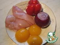Курица с персиками в сметанном соусе ингредиенты