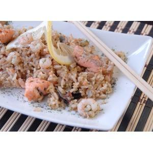 Рис с креветками в тайском стиле