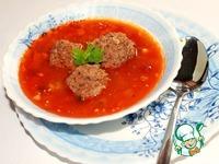 Томатный суп с фрикадельками из баранины ингредиенты