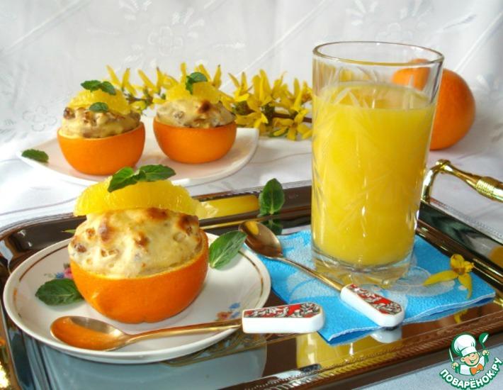Рецепт: Нежный апельсиново-пряный десерт