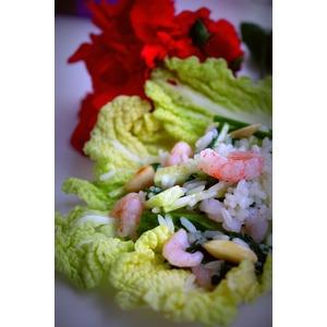 Тайский салат с рисом