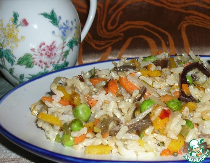 Рецепт: Романтический рис с овощами по-восточному