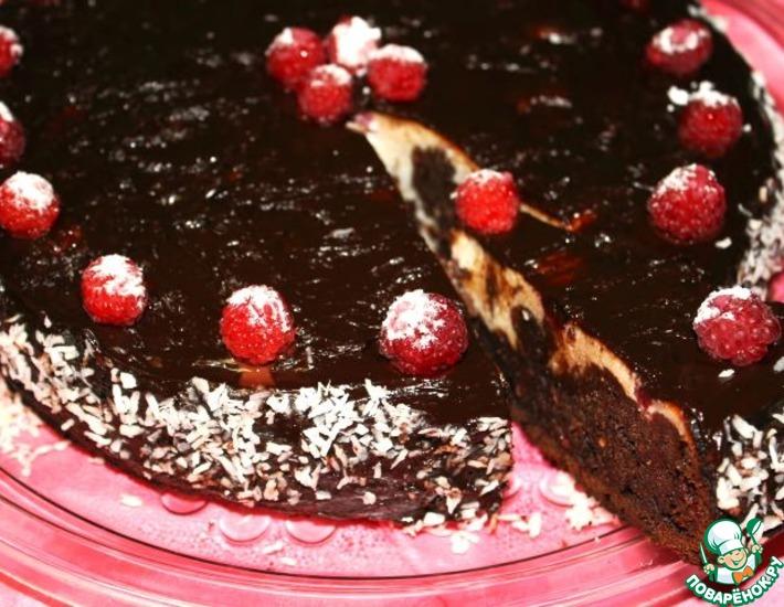 Рецепт: Торт Малина в шоколаде