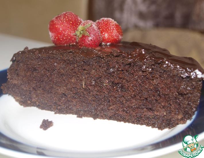 Рецепт: Шоколадный пирог с цуккини Три шоколада