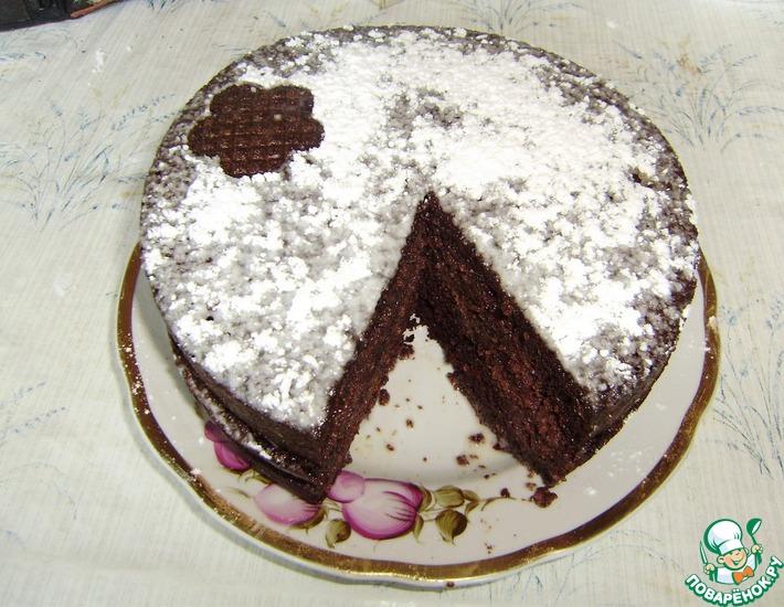 Рецепт: Быстрый шоколадный торт