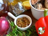 Кростини с маринованным салатом и сардинами ингредиенты