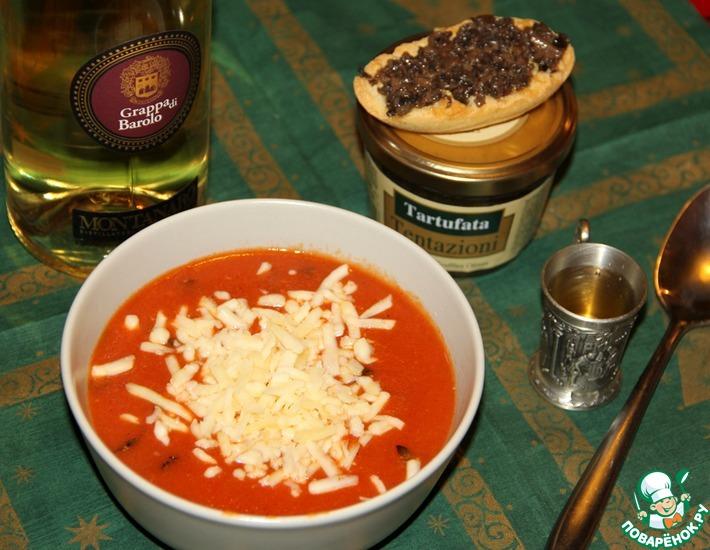 Рецепт: Суп томатный Паппа аль помодоро