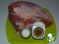 Свинина прессованная, приготовленная в ветчиннице ингредиенты