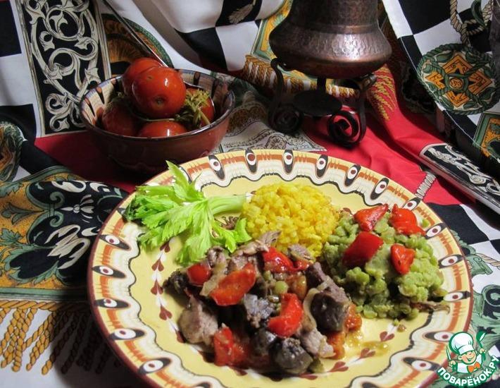 Рецепт: Жаркое с овощами по-мароккански