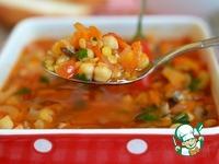 Острый томатный суп с грибами и бобовыми ингредиенты