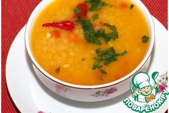 Рецепт: Суп с чечевицей по мотивам «Масурдал»