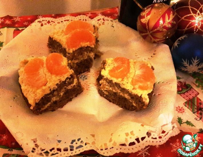 Рецепт: Мандариновый торт в мультиварке