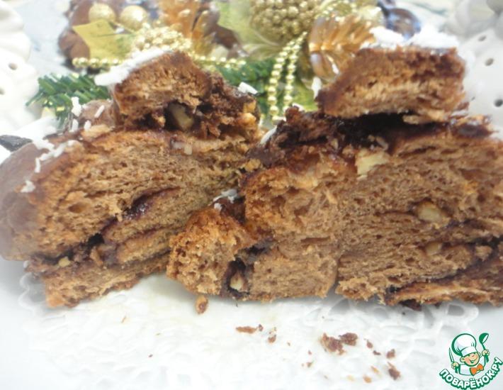 Рецепт: Рождественские шоколадные булочки