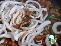 Закуска из кальмара и грибов Новый год в Пекине ингредиенты