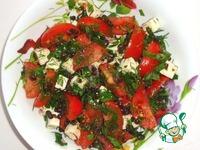 Салат из чечевицы, помидоров и брынзы ингредиенты