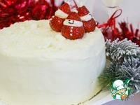 Красно-белый торт на белом шоколаде ингредиенты