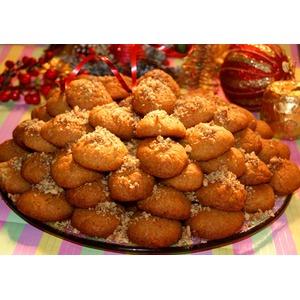 Греческое рождественское печенье Меломакарона