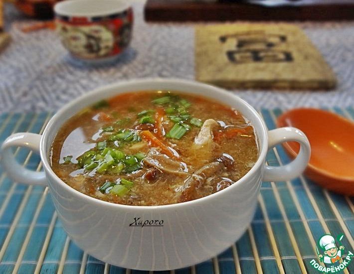 Рецепт: Китайский кисло-сладкий суп
