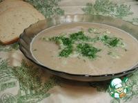 Нежный суп-пюре из фасоли с зелеными клецками ингредиенты