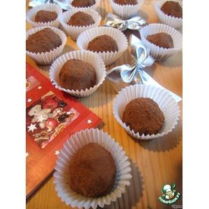 Десертные конфеты "Домашние трюфели с фундуком"