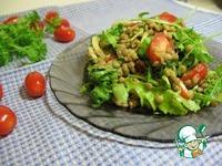 Салат чечевичный с чатни из манго ингредиенты