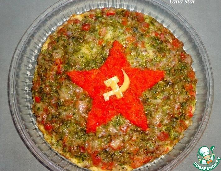 Рецепт: Рисовая пицца Советская