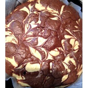 Шоколадно-творожный пирог «День и ночь »