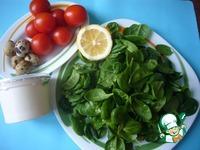 Салат из шпината и помидоров ингредиенты