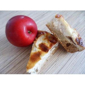 Яблочный пирог с сырным суфле