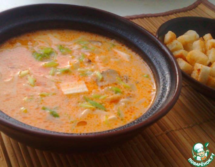 Рецепт: А-ля китайский суп с шиитаке