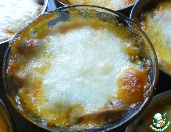 Рецепт: Овощной жюльен с сыром Сулугуни