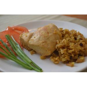 Курица с рисом-карри по-тайски