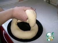 Фигурный пирог Змея с разными начинками ингредиенты
