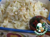 Картофельное пюре с капустой и сыром ингредиенты