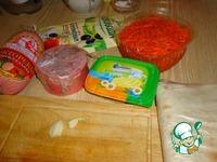 Рулет из лаваша с ветчиной, сыром и морковью ингредиенты