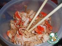 Крабовое мясо по-корейски ингредиенты