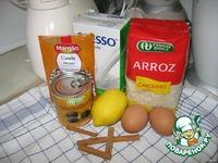 Сладкий рисец/Arroz doce ингредиенты