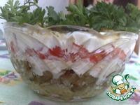 Салат с баклажанами Любимейший ингредиенты