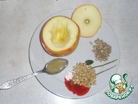 Печеное яблоко Здоровый десерт ингредиенты