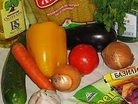 Макароны с овощной заправкой ингредиенты